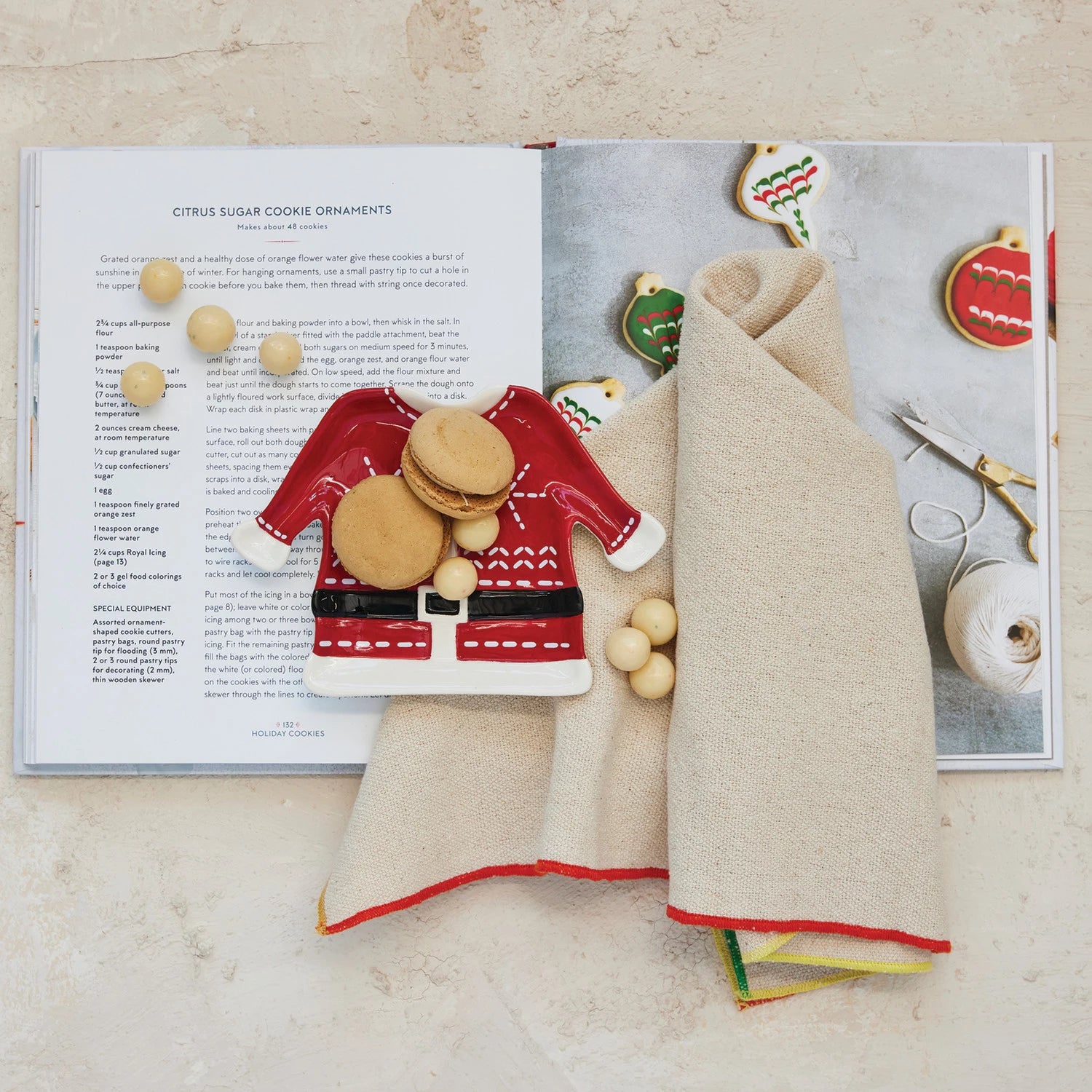 Santa Suit Plate