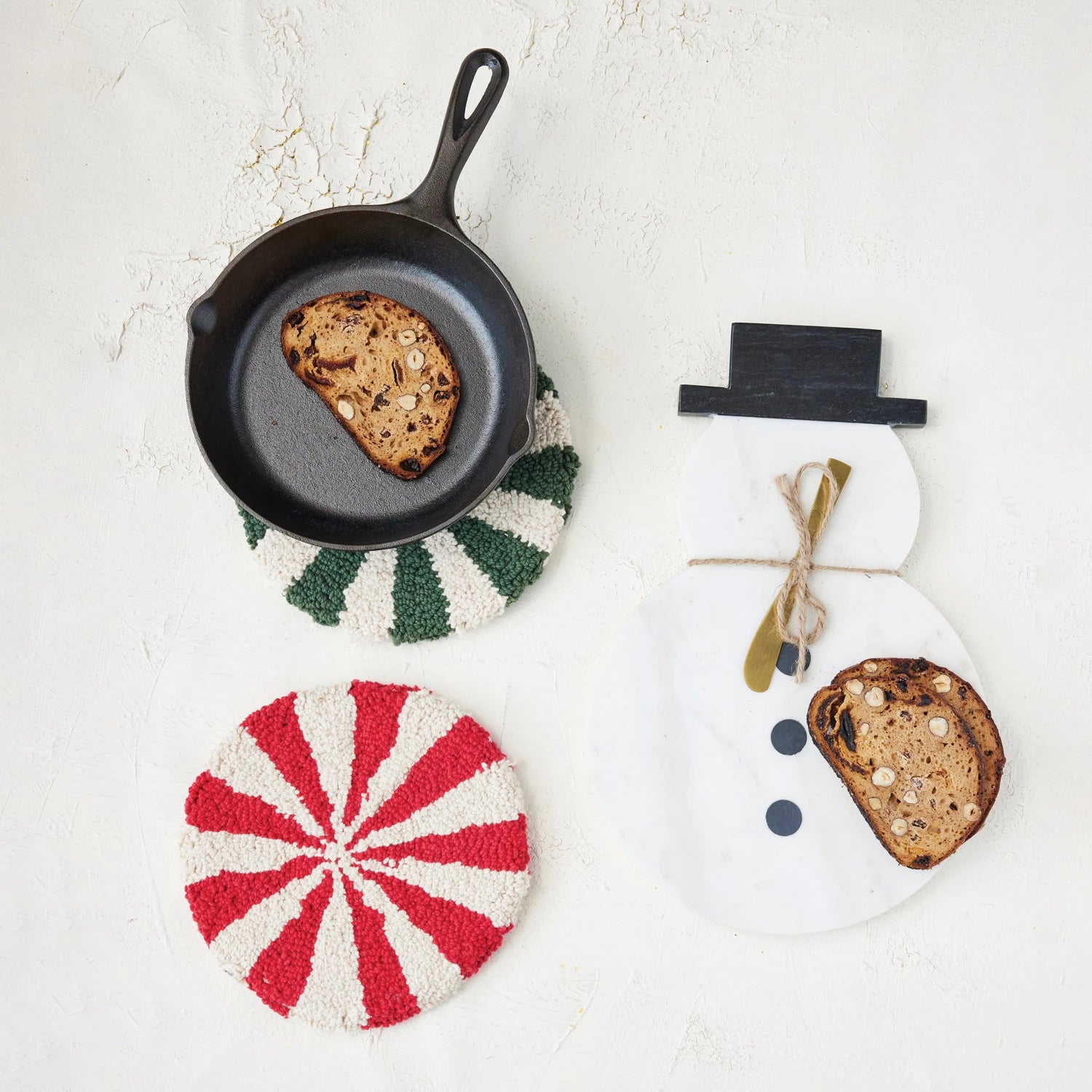 Candy Striped Trivet