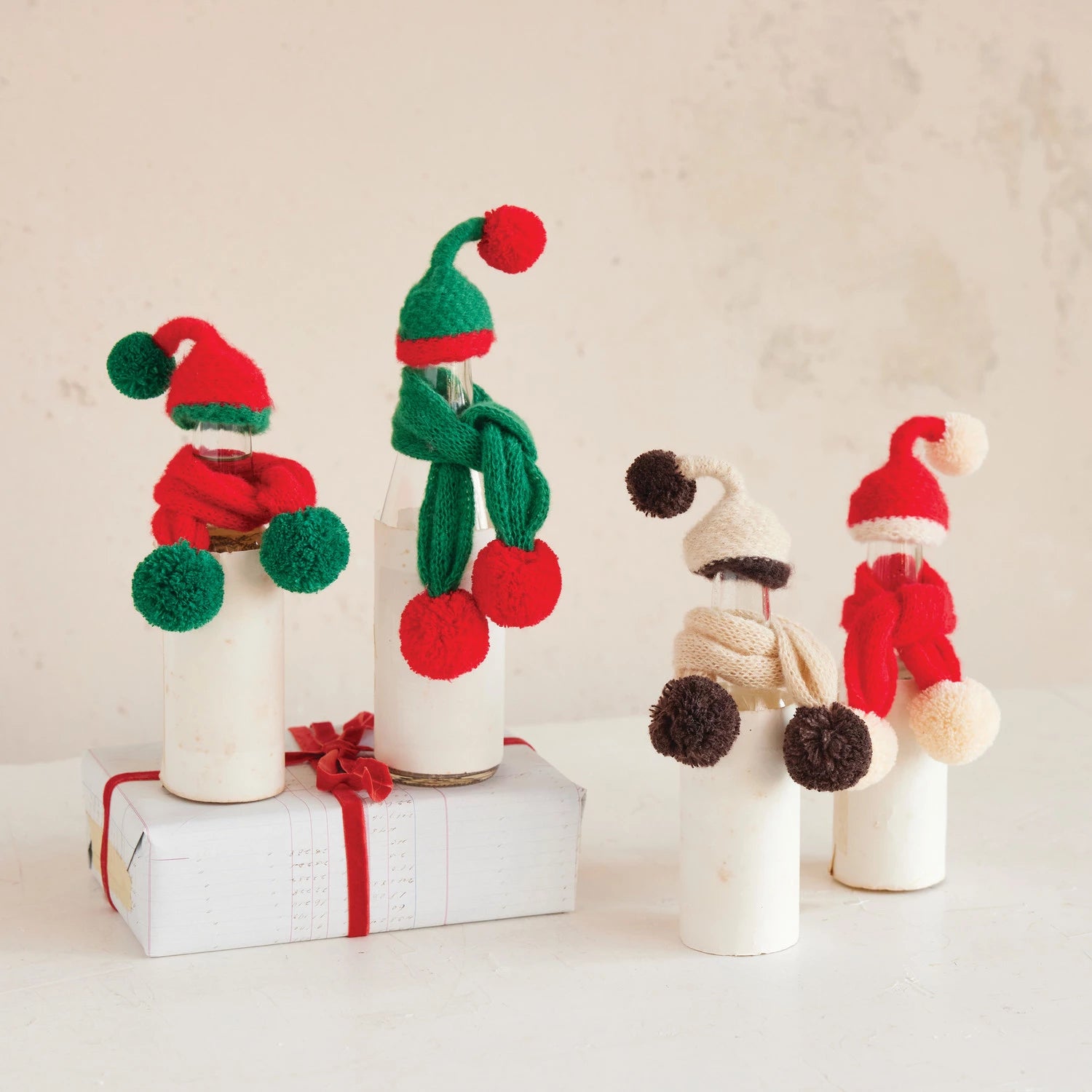 Scarf + Hat Bottle Topper