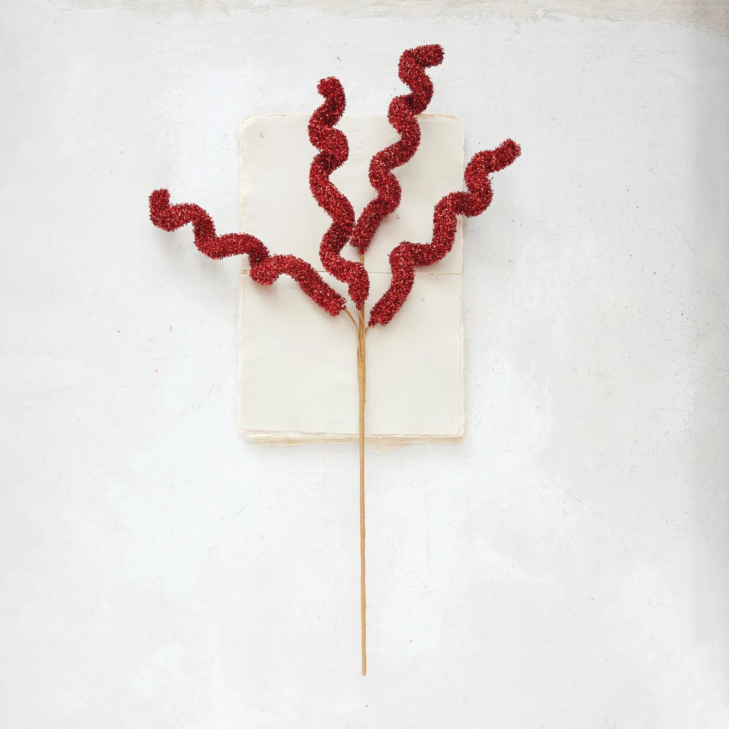 Tinsel Curly Stem