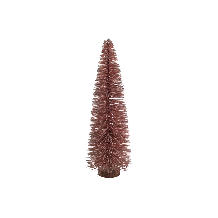 Pink Sisal Bottle Brush Tree