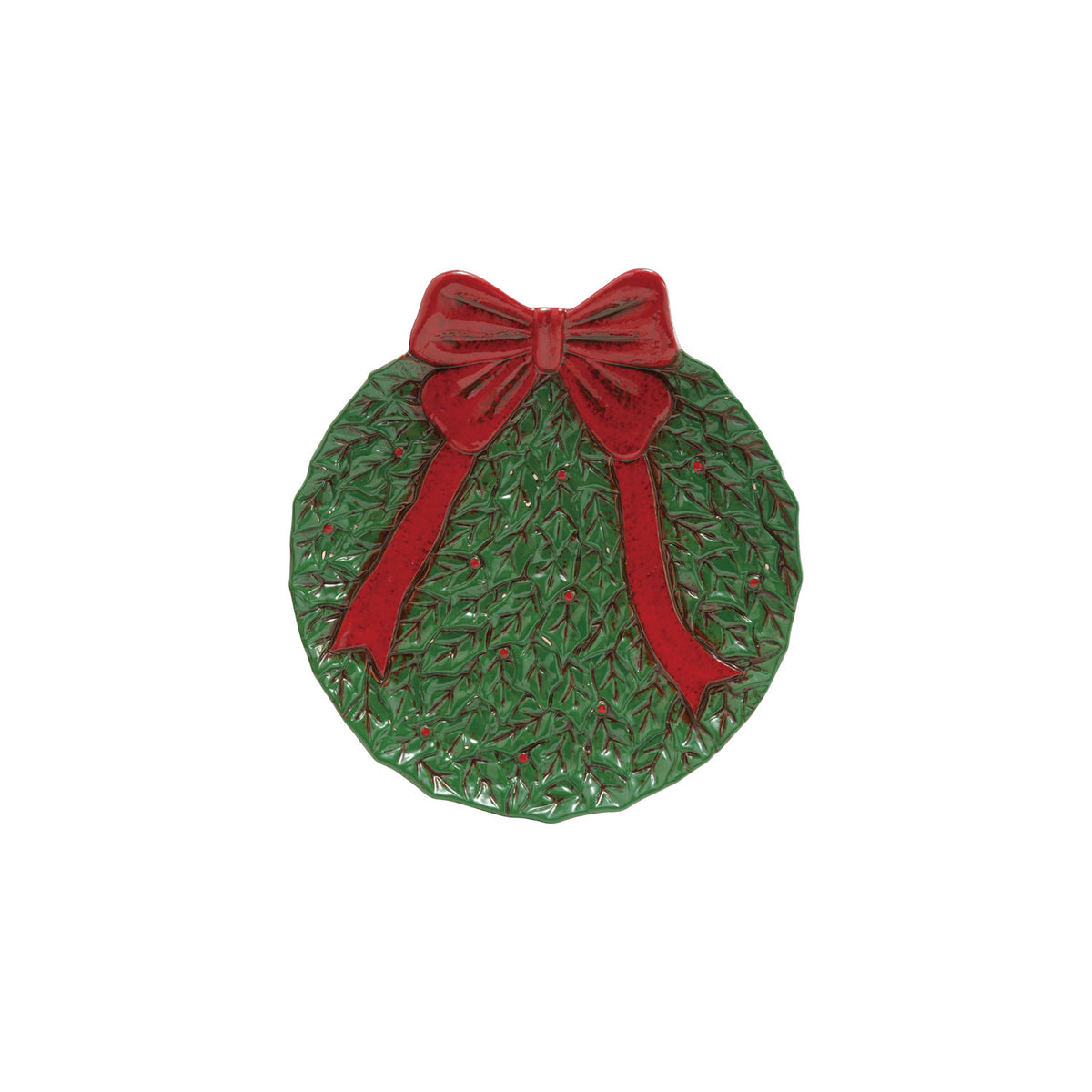 Ceramic Wreath Plate