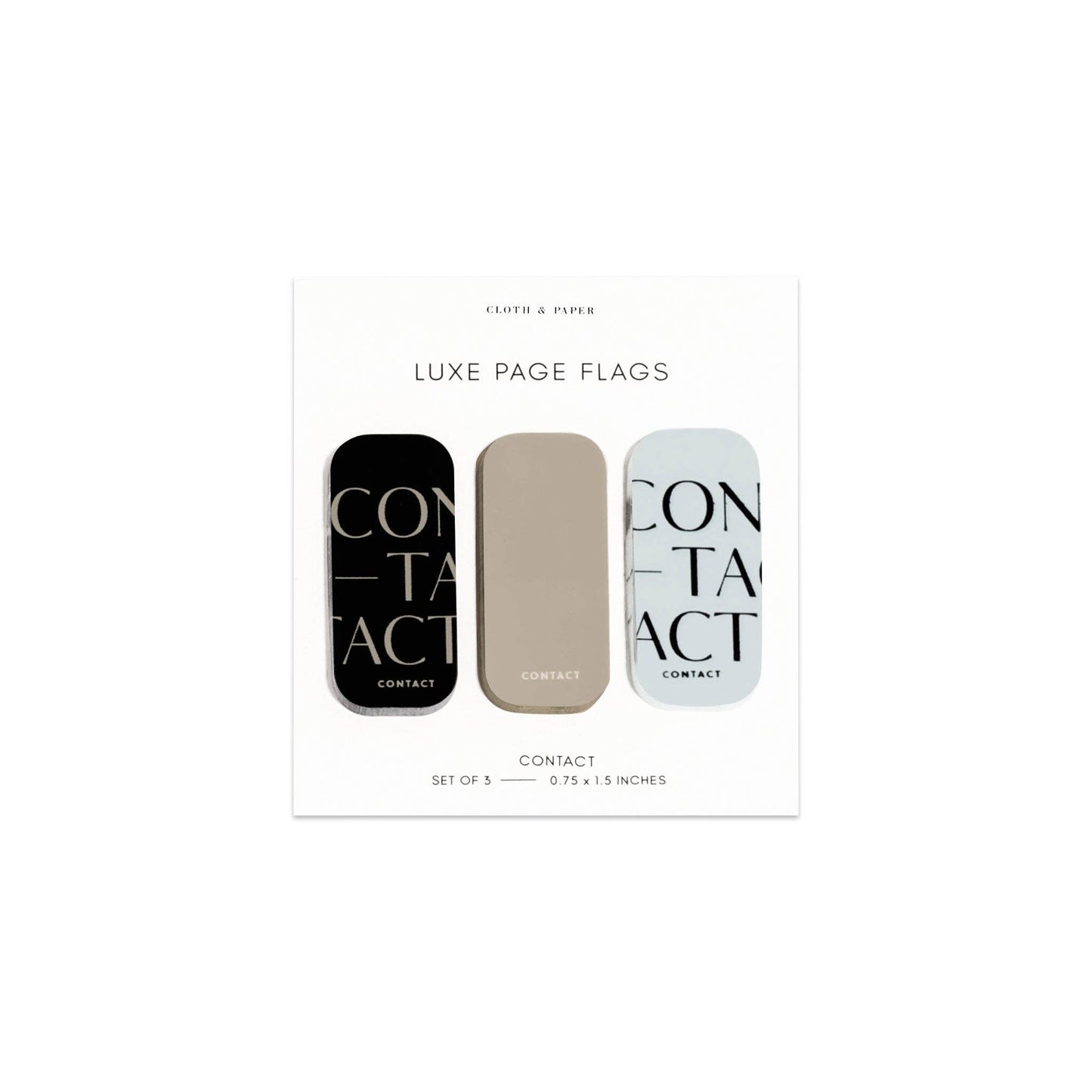 Luxe Page Flag Trio