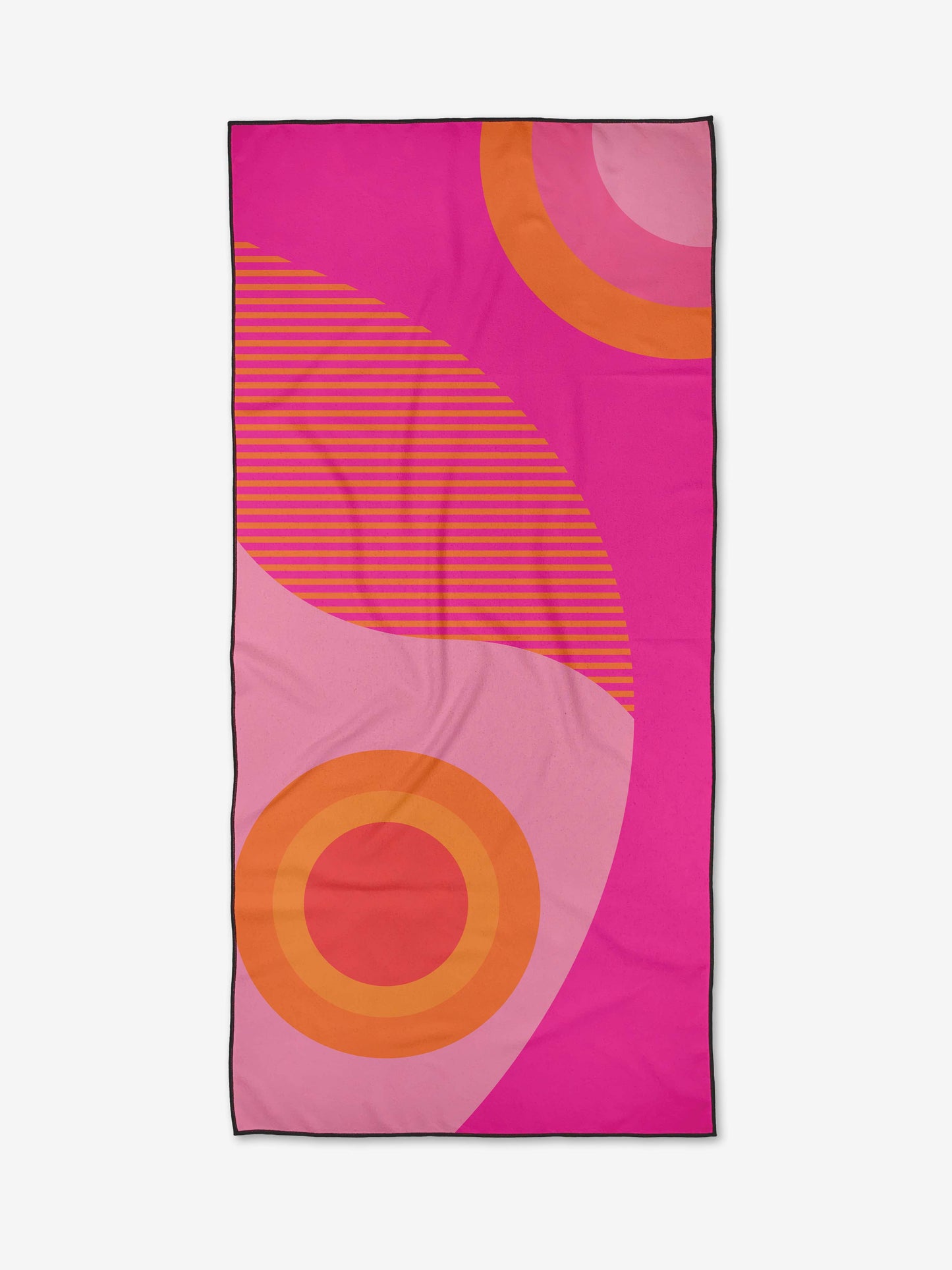 Geometry Round Trip Beach Towel