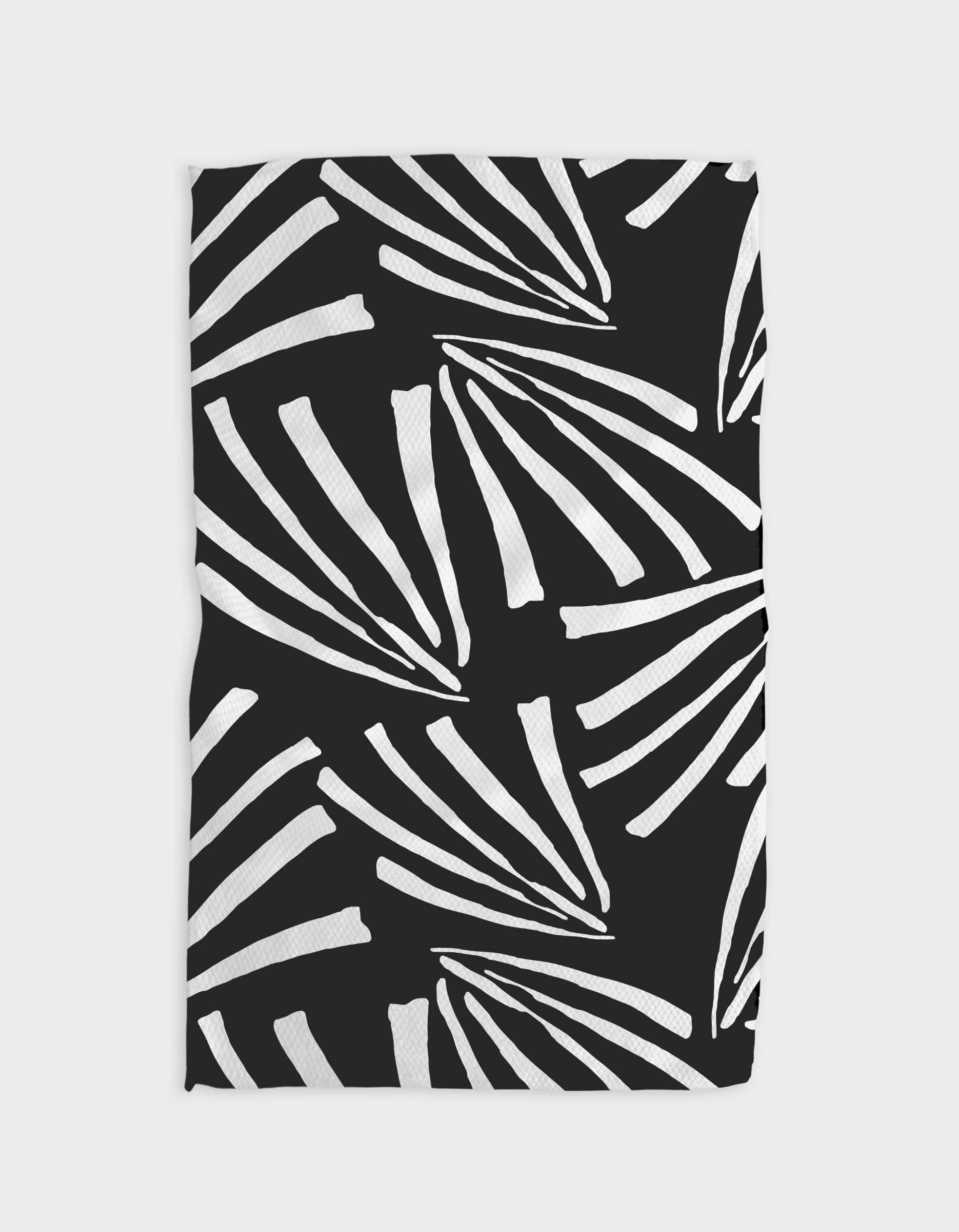 Geometry Fronds at Night Kitchen Tea Towel