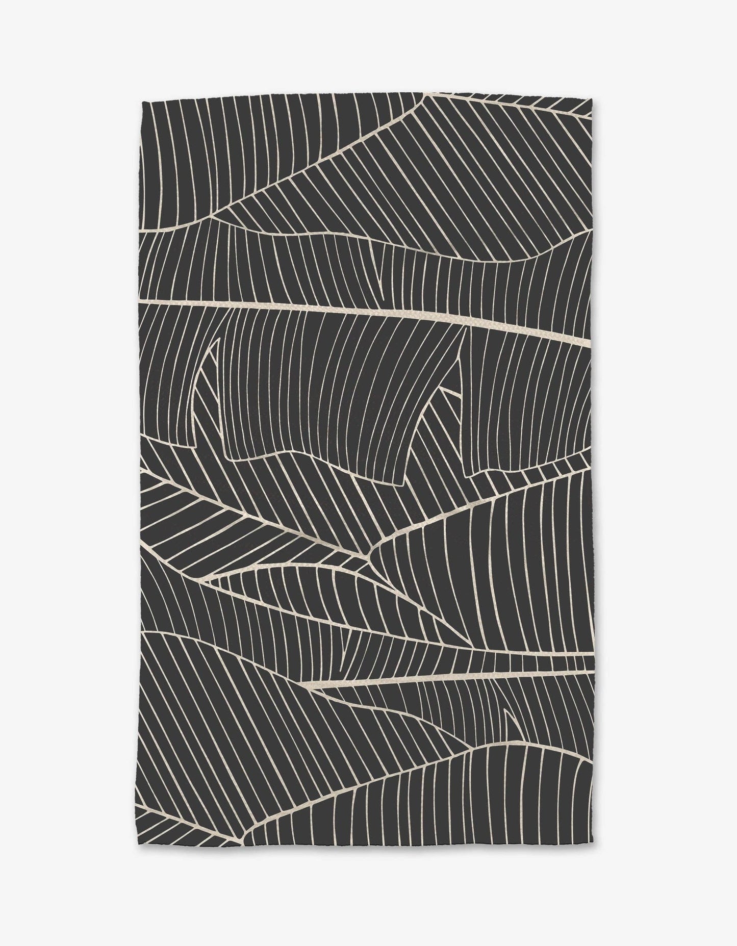 Geometry Neutral Palms Kitchen Tea Towel