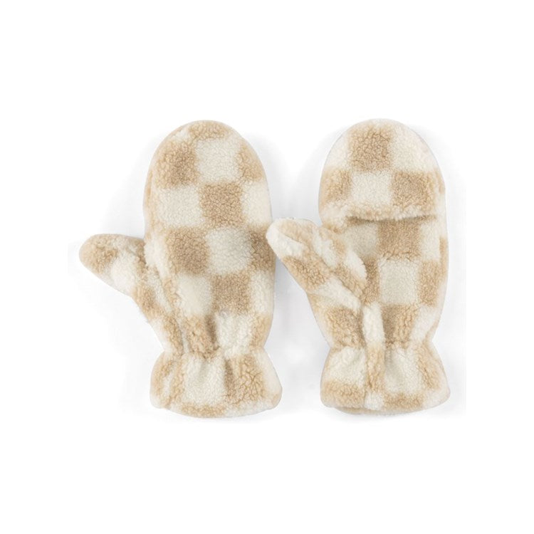 ANYA MITTS, TAN