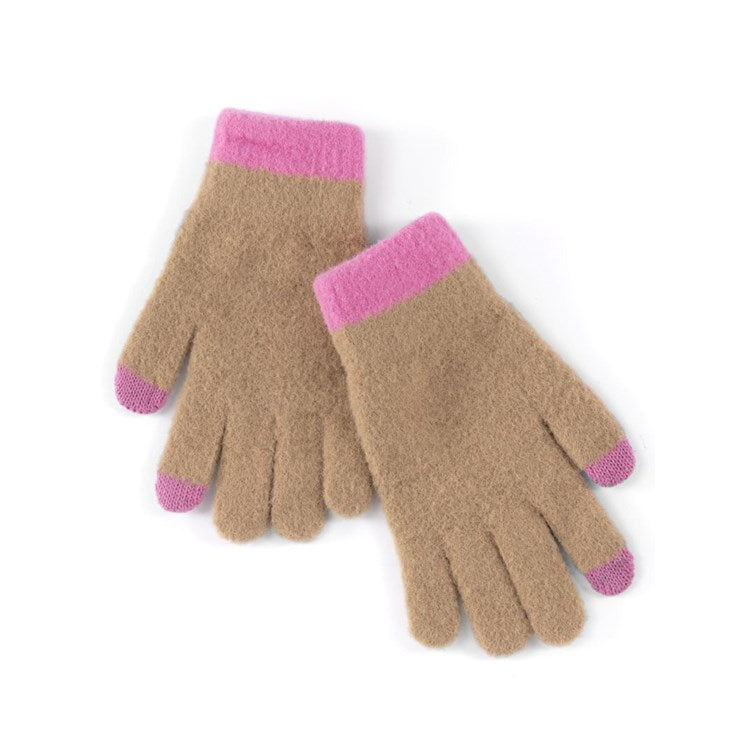 SAWYER TOUCHSCREEN GLOVES, TAN