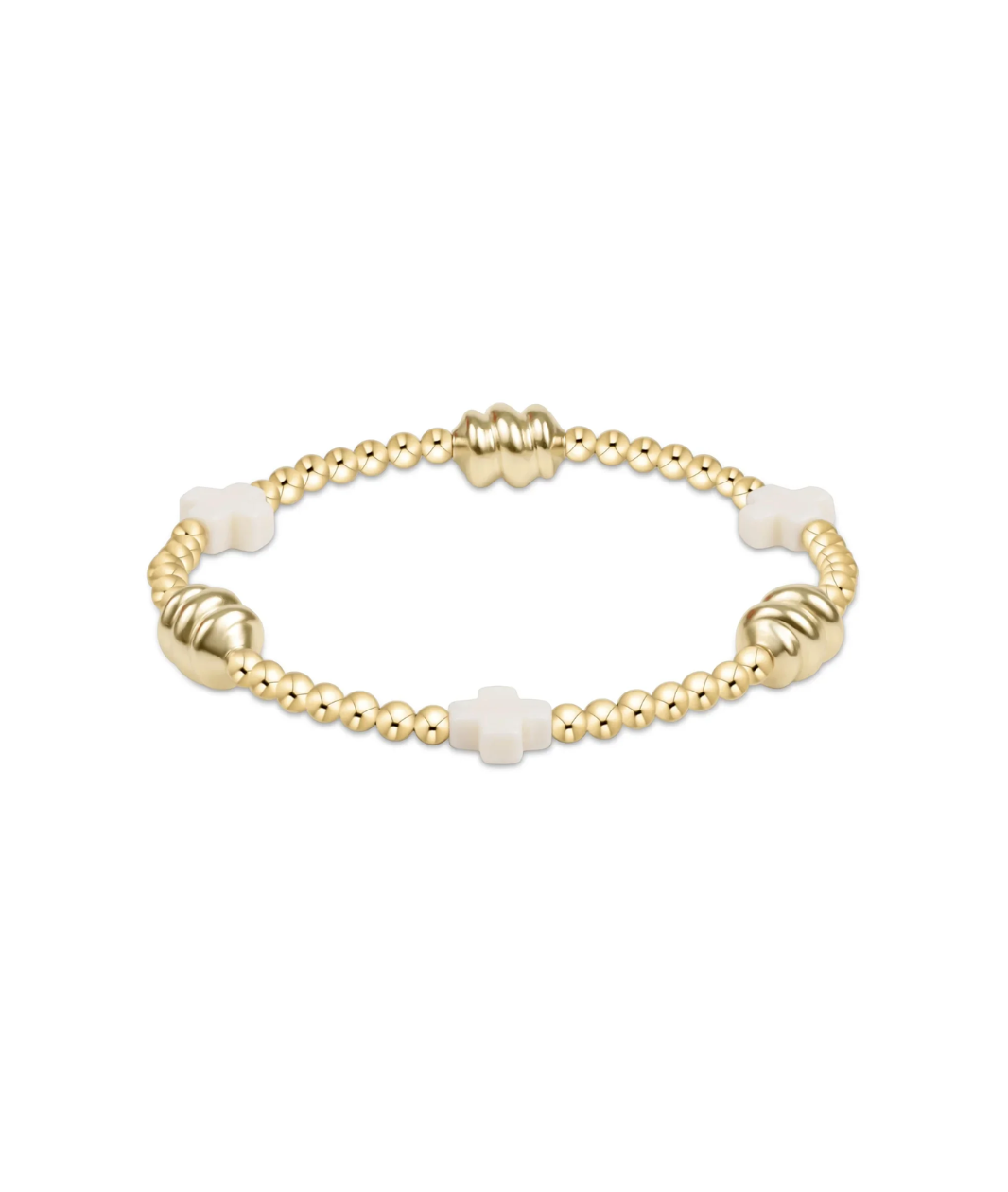 enewton Signature Cross Admire 3mm Gold Bracelet