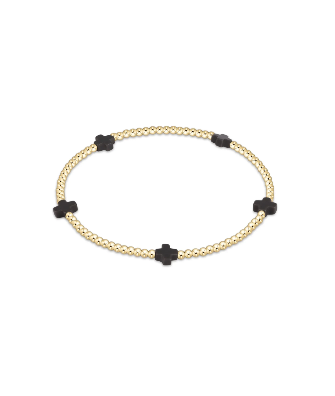 enewton Signature Cross Small 2mm Gold Bracelet