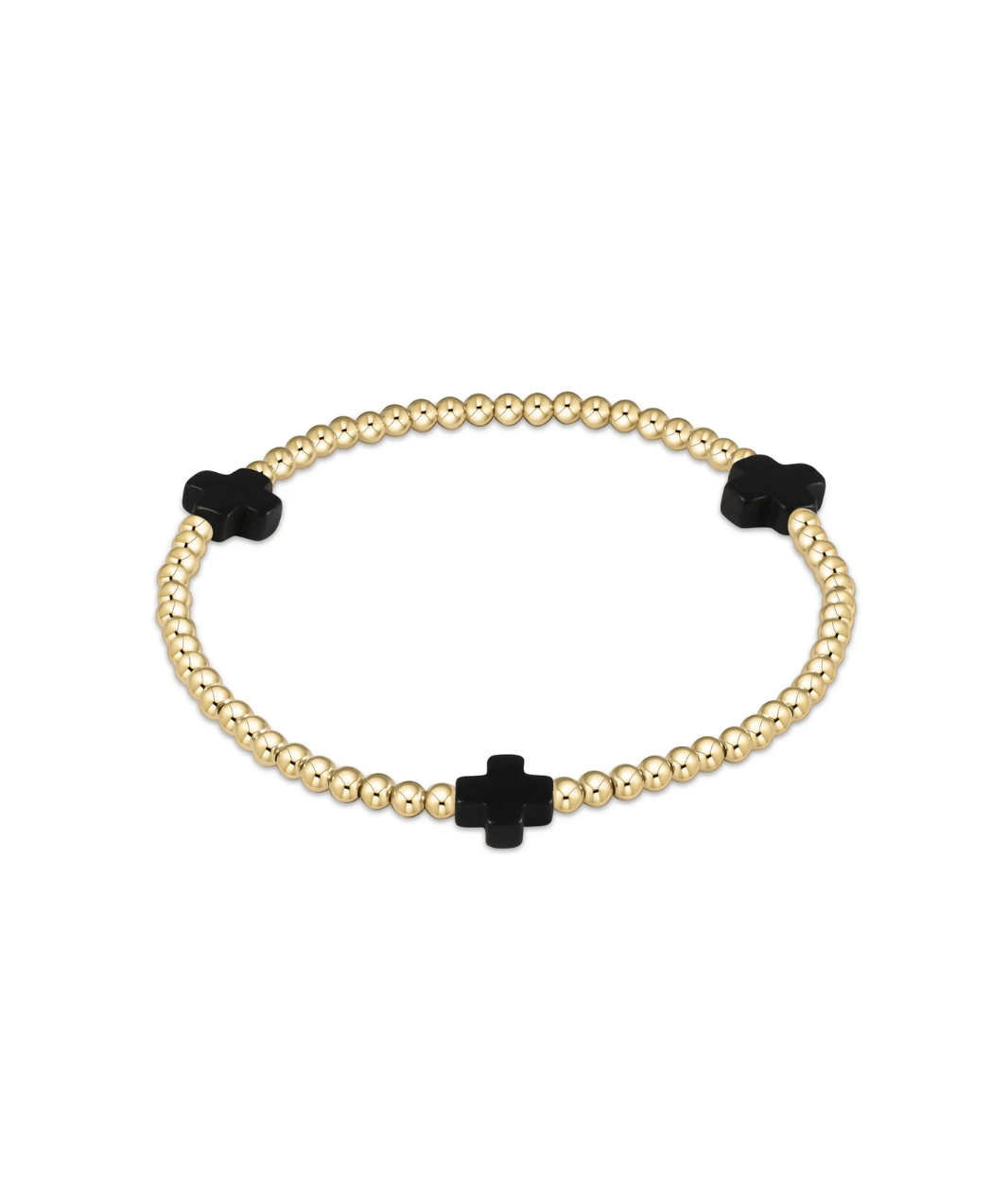 enewton Signature Cross 3mm Gold Bracelet