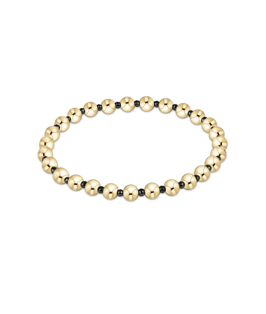 enewton Faceted Hematite Grateful Pattern 5mm Bead Bracelet