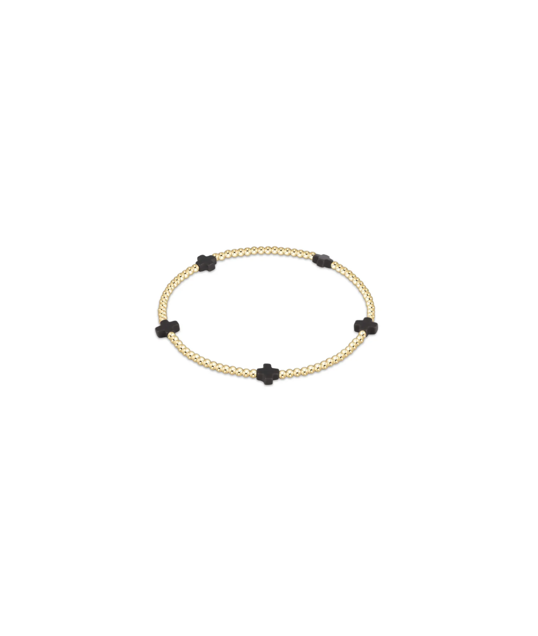 enewton Signature Cross Small 2mm Gold Bracelet