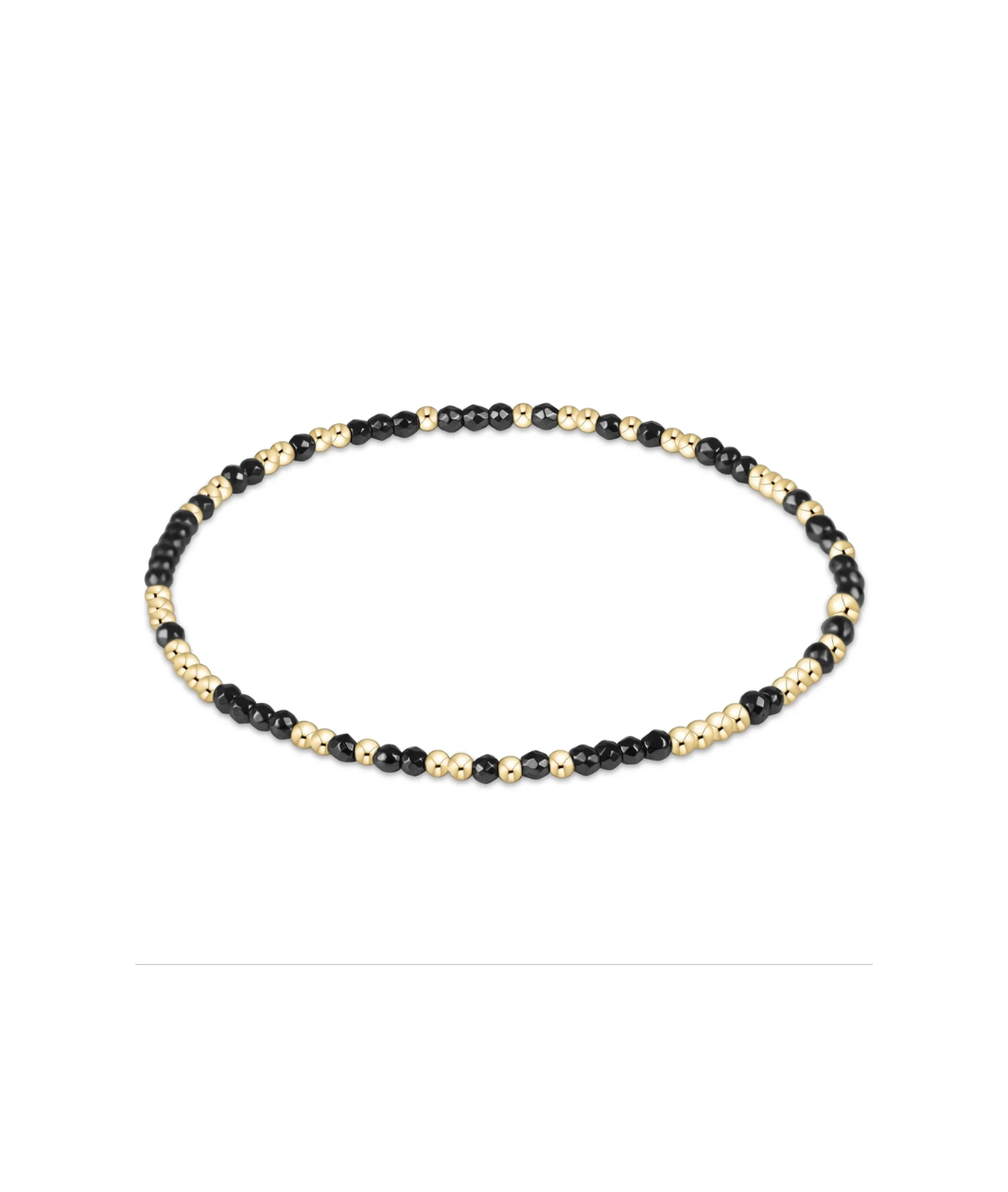 enewton Hope Unwritten Faceted Hematite 2mm Bead Bracelet