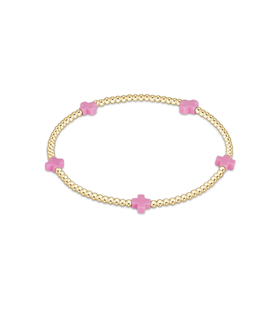 enewton Signature Cross Small 2mm Gold Bracelet
