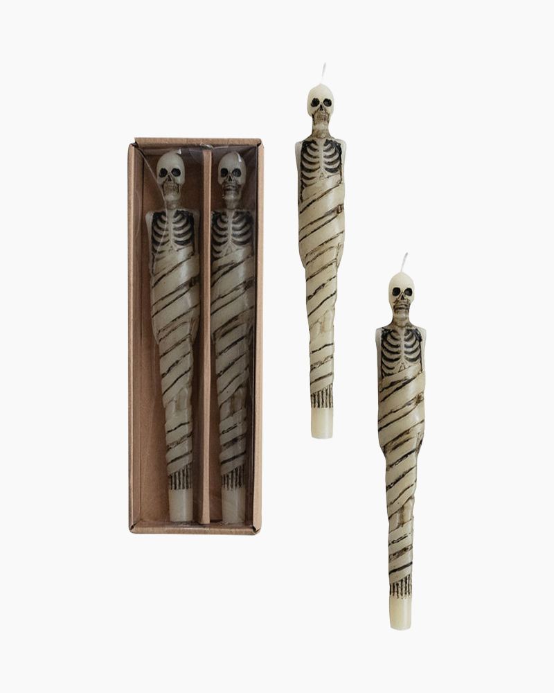 Skeleton Taper Candles