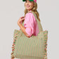 Striped Sirena Tote