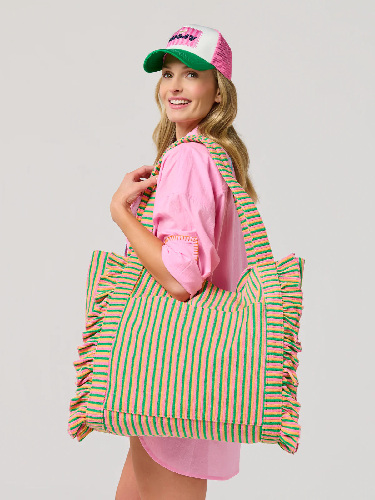 Striped Sirena Tote