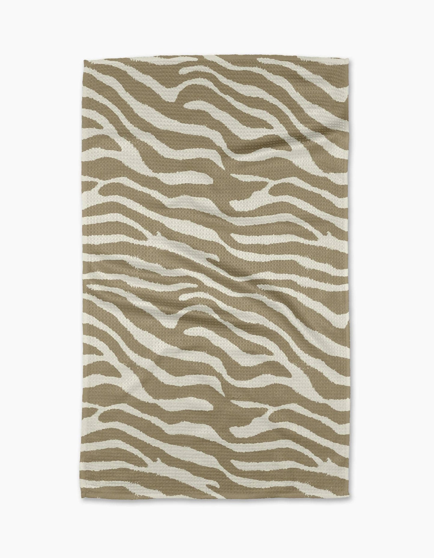 Geometry Zira Tan Tea Towel