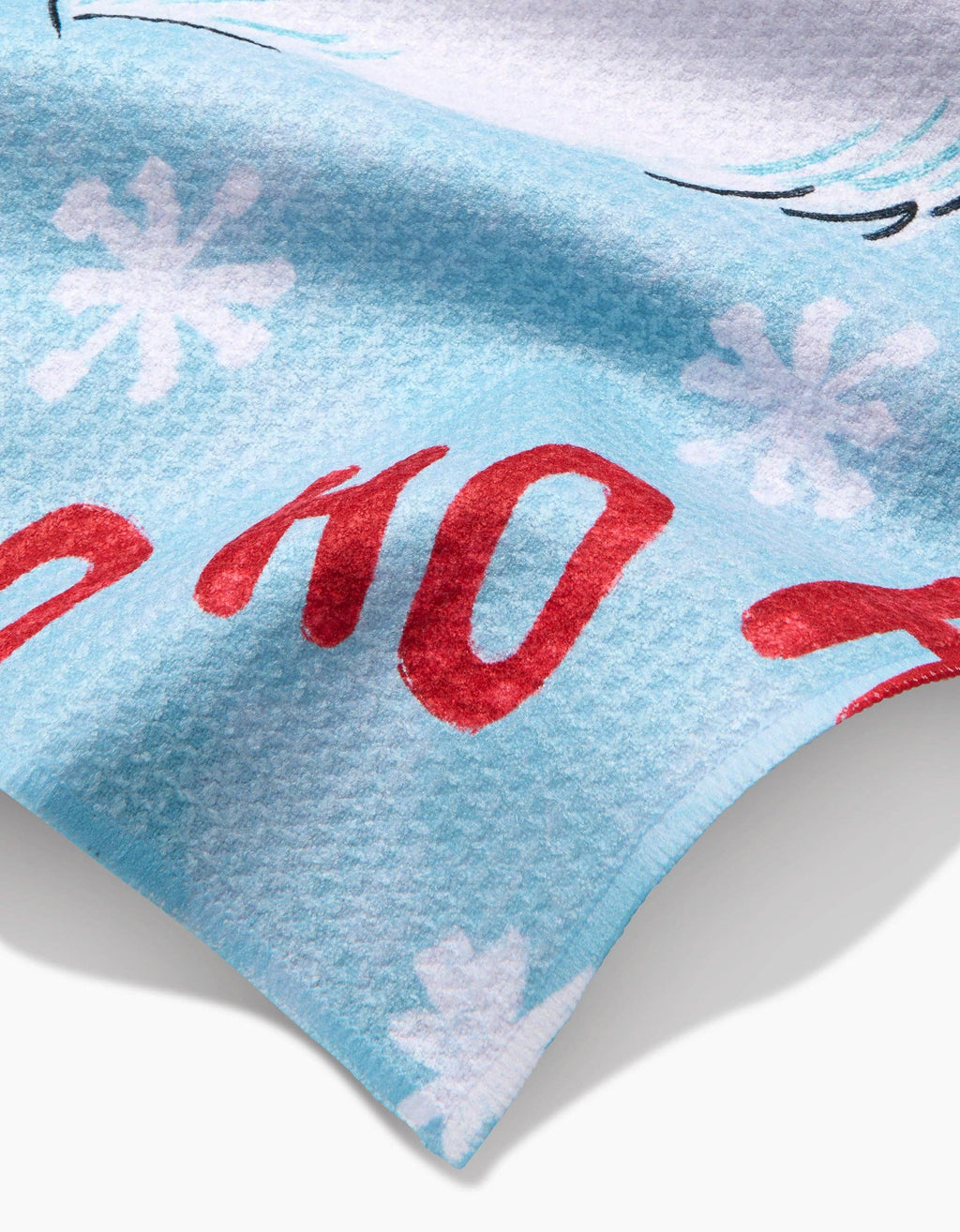 Geometry Merry Santa Claus Bar Towel