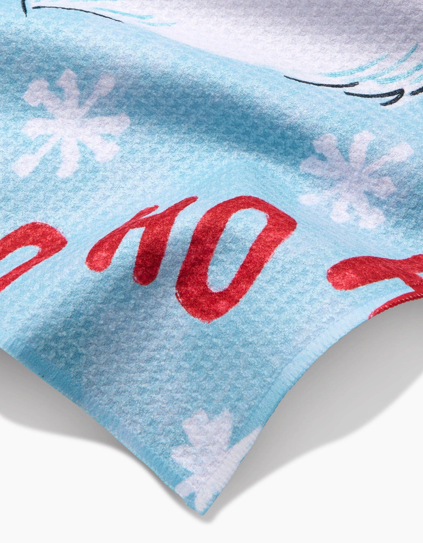 Geometry Merry Santa Claus Bar Towel