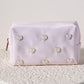 Beaded Heart Zip Pouch