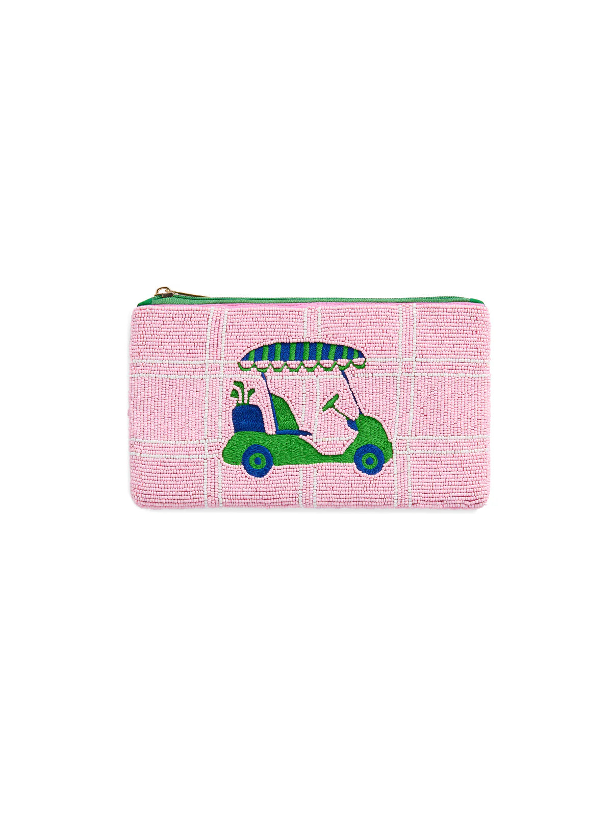 Beaded Birdie Zip Pouch