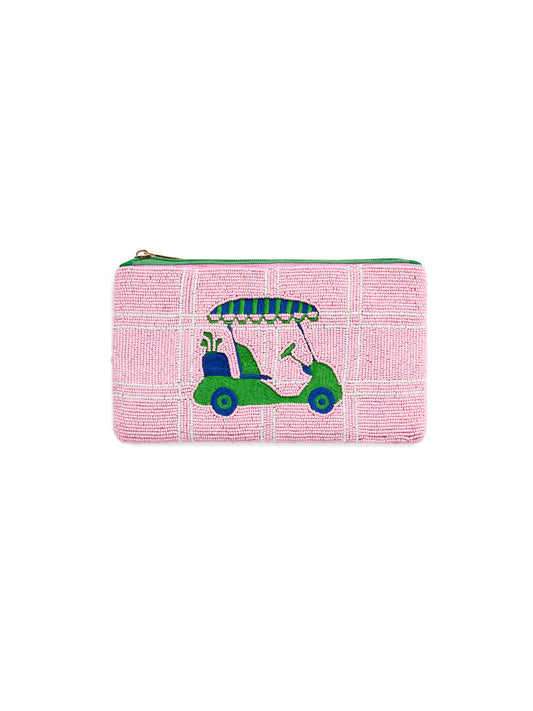 Beaded Birdie Zip Pouch