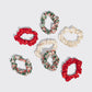 Holiday Satin Scrunchies