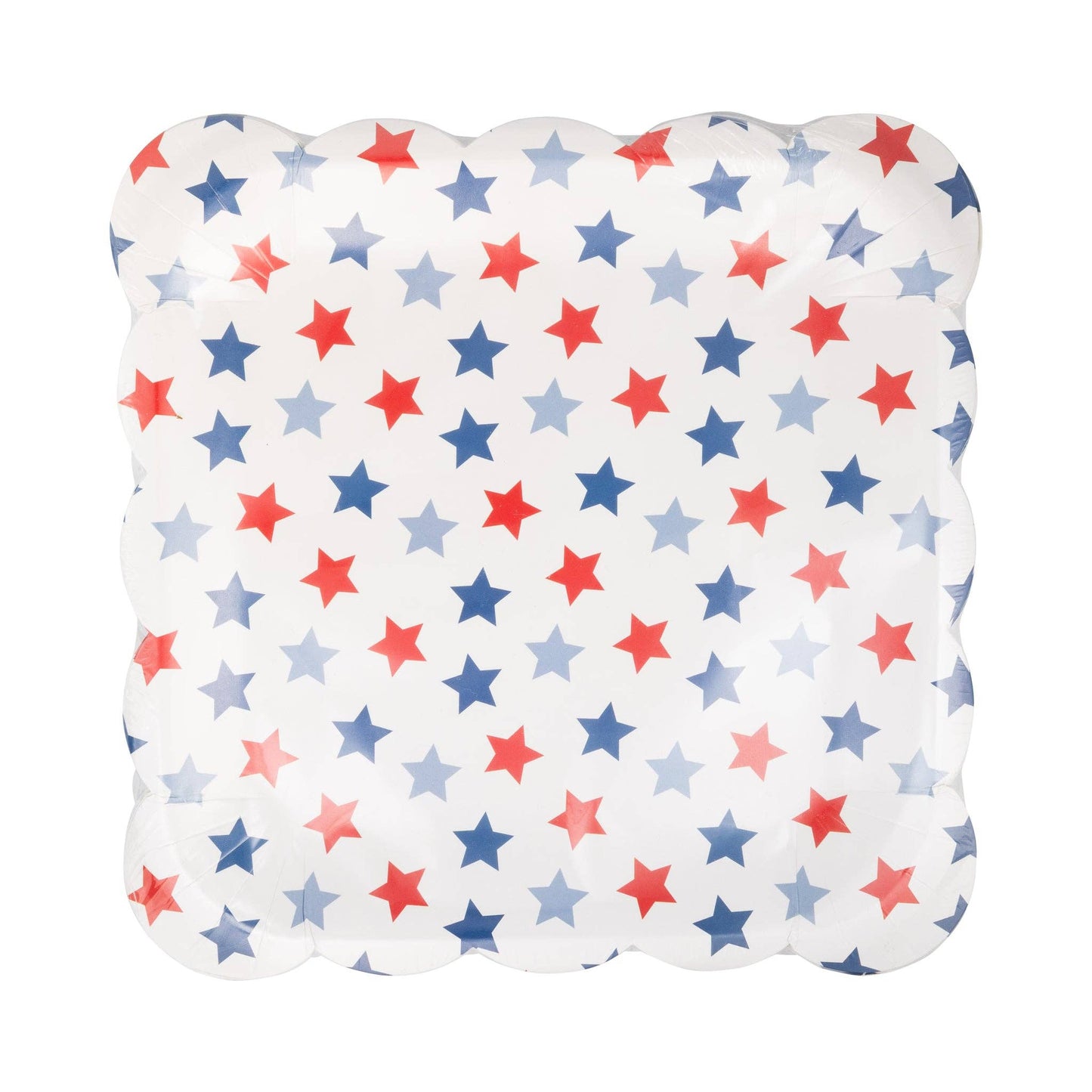 USA Stars Paper Plates