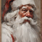 Santa Portrait In White