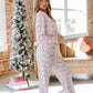 Santa Claus Striped Pajama Set