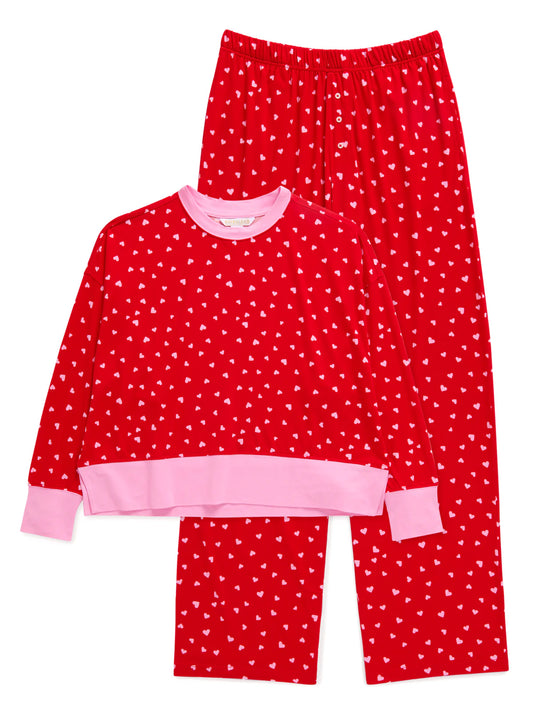Mini Hearts Ultra Soft PJ Set
