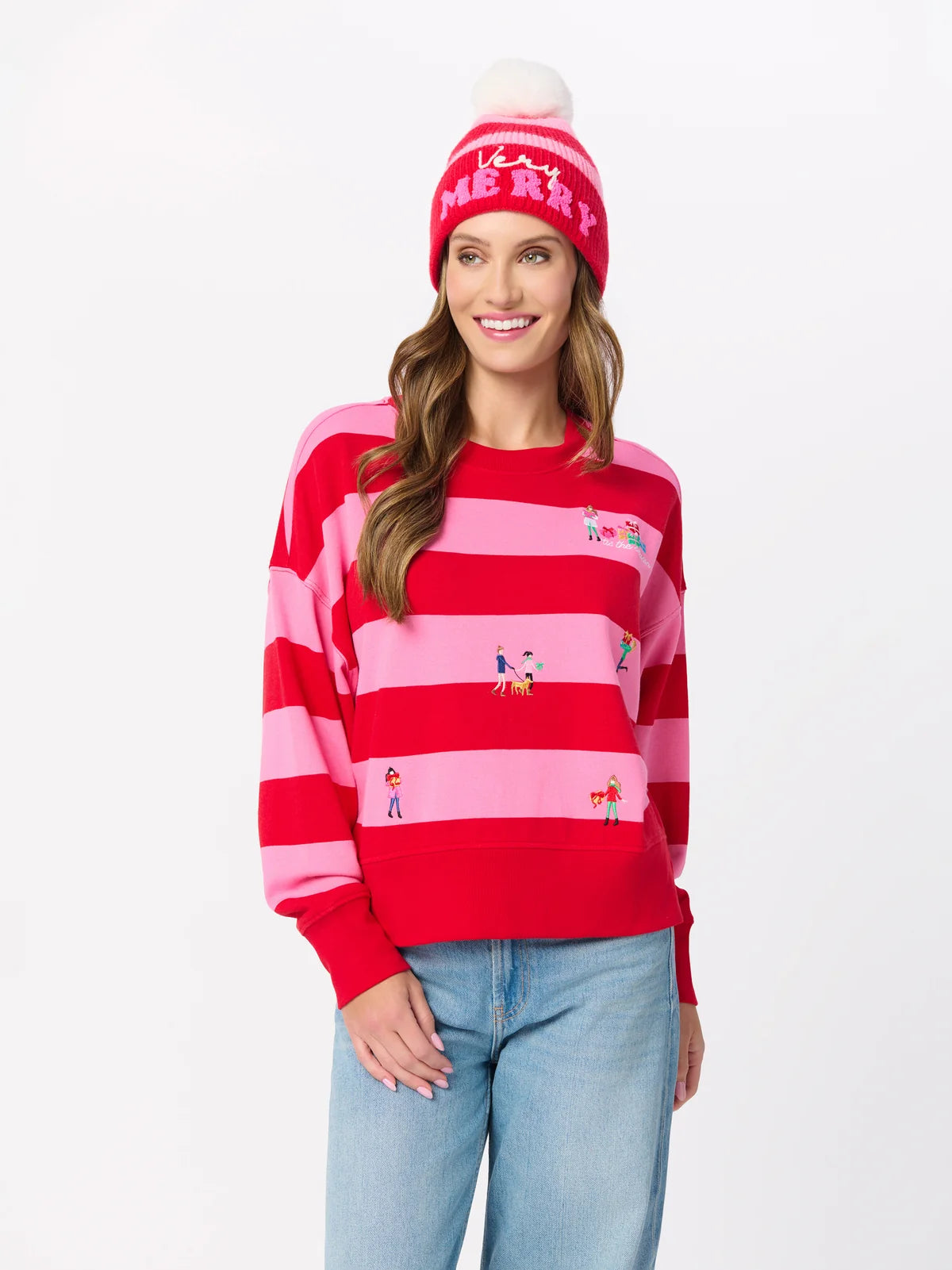 Gifting Embroidery Sweatshirt