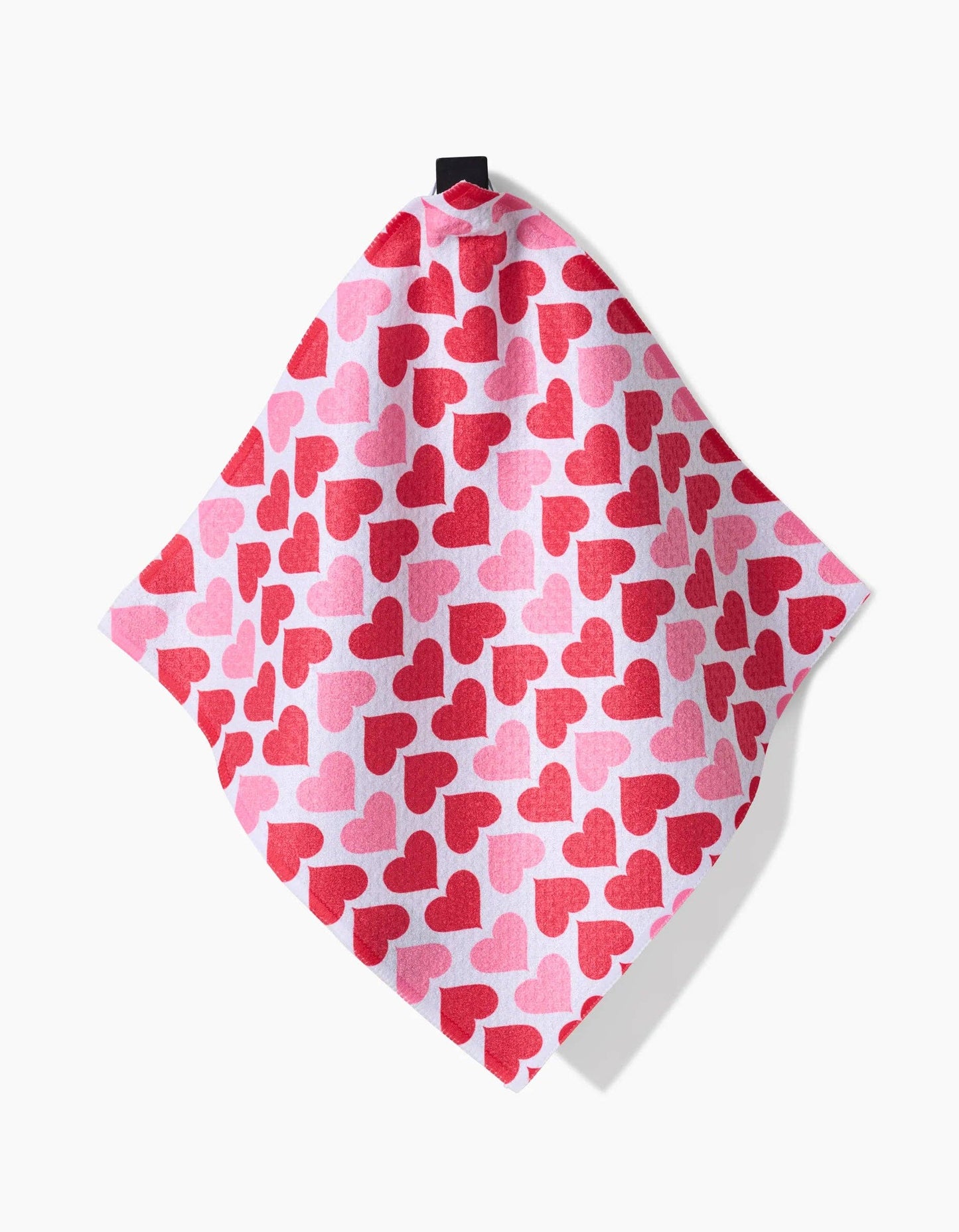 Geometry Blushing Hearts Dishcloth Set