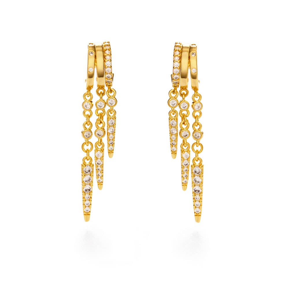 Three Spears Earring Stack