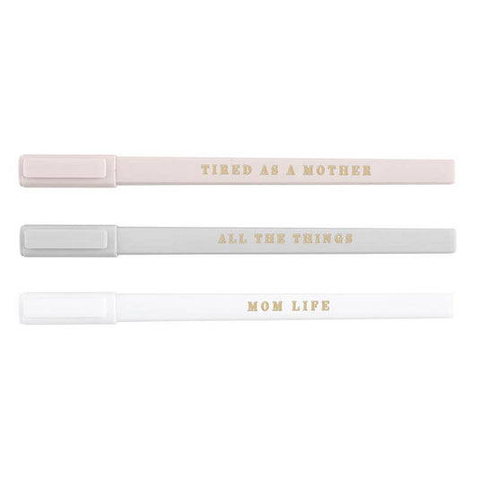 Soft Touch Pen Set - Mom