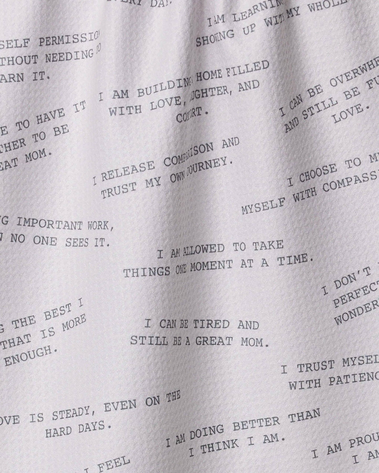 Geometry Reminders for Mom Tea Towel