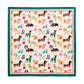 Doggies Square Scarf