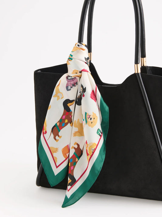 Doggies Square Scarf