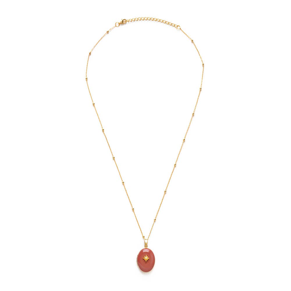 Evening Star Locket Necklace