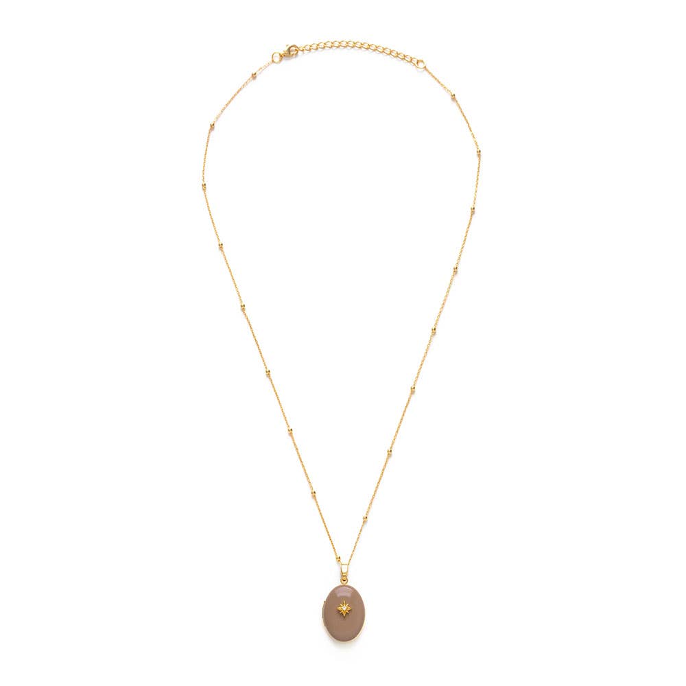 Evening Star Locket Necklace