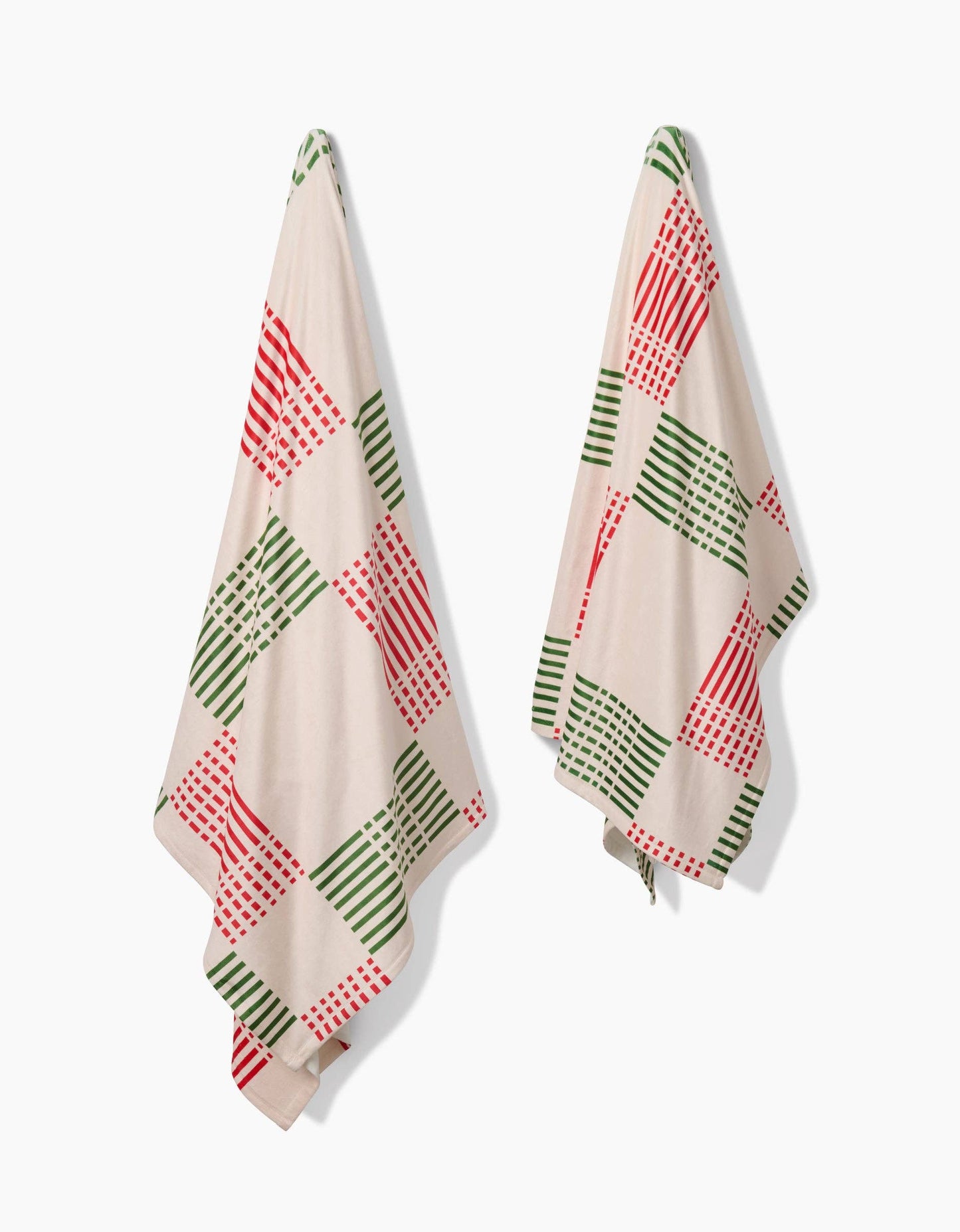 Geometry Be Merry Plaid Butter Blanket