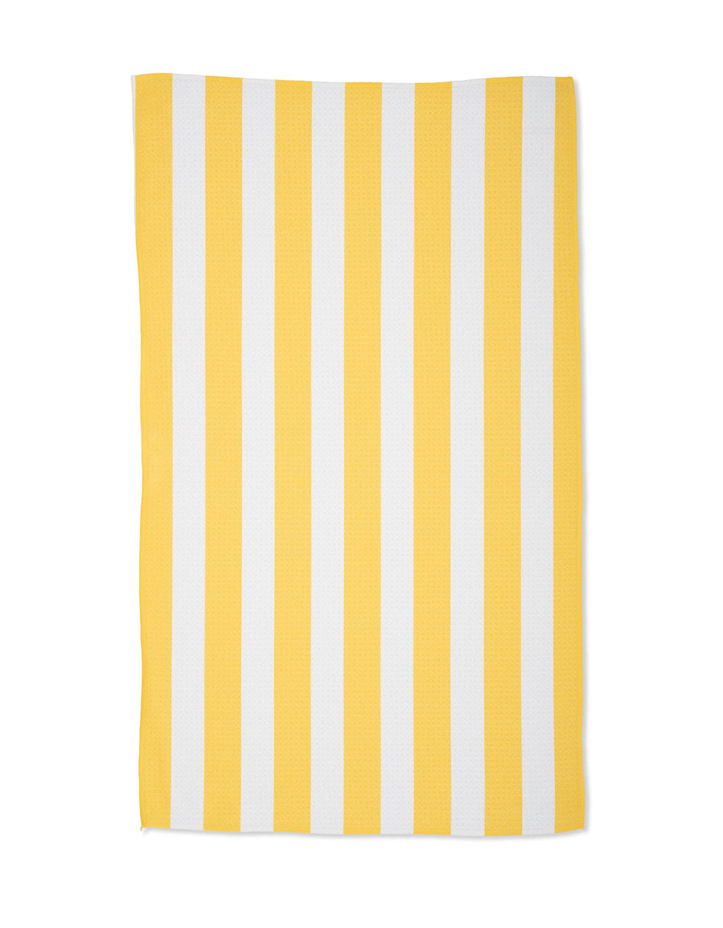 Geometry Summer Bold Yellow Tea Towel
