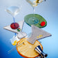 Martini Linen Cocktail Coasters