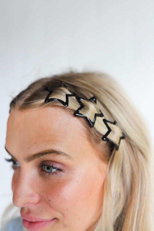 Red Star Hair Clips