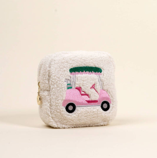 Golf Cart Teddy Pouch