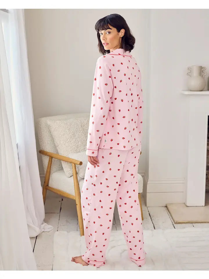 Organic Strawberry Pajama Set