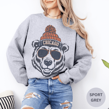 Chicago Beanie Crewneck Sweatshirt