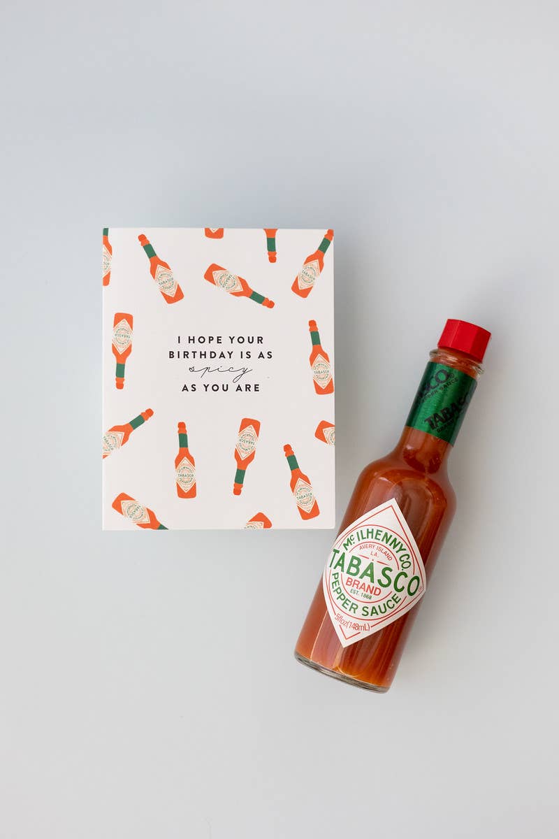 Spicy as you Birthday Card